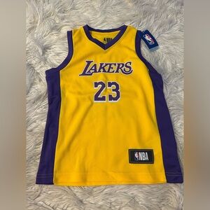NBA Los Angeles Lakers Kids Jersey - Yellow and Purple #23